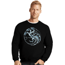 Load image into Gallery viewer, Daily_Deal_Shirts Crewneck Sweater, Unisex / Small / Black House Blue Eyes
