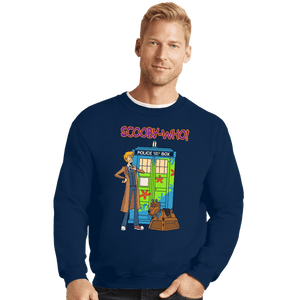 Secret_Shirts Crewneck Sweater, Unisex / Small / Navy Scoobywho