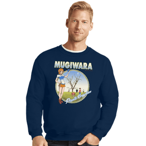 Daily_Deal_Shirts Crewneck Sweater, Unisex / Small / Navy Pirate Kingdom