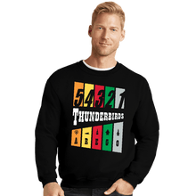Load image into Gallery viewer, Daily_Deal_Shirts Crewneck Sweater, Unisex / Small / Black Thunderbirds Are Go

