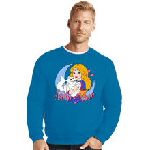 Load image into Gallery viewer, Daily_Deal_Shirts Crewneck Sweater, Unisex / Small / Sapphire Sailor Moon USA
