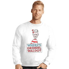 Load image into Gallery viewer, Shirts Crewneck Sweater, Unisex / Small / White Where&#39;s Grindelwaldo

