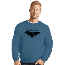 Load image into Gallery viewer, Shirts Crewneck Sweater, Unisex / Small / Indigo Blue Valar Morghulis
