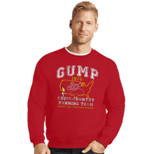Load image into Gallery viewer, Daily_Deal_Shirts Crewneck Sweater, Unisex / Small / Red Gump Running
