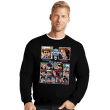 Load image into Gallery viewer, Shirts Crewneck Sweater, Unisex / Small / Black Time Fighters 7th VS 8th
