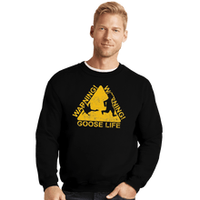 Load image into Gallery viewer, Shirts Crewneck Sweater, Unisex / Small / Black Goose Life
