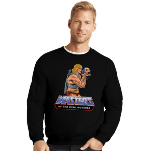 Secret_Shirts Crewneck Sweater, Unisex / Small / Black Masters Of The Bowlingverse