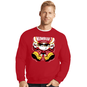 Secret_Shirts Crewneck Sweater, Unisex / Small / Red Numbuh 01