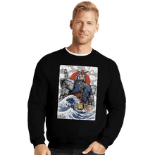 Load image into Gallery viewer, Daily_Deal_Shirts Crewneck Sweater, Unisex / Small / Black Kanagawa RX-78-2
