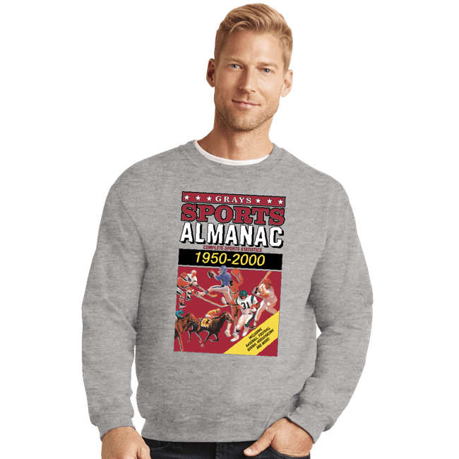 Secret_Shirts Crewneck Sweater, Unisex / Small / Sports Grey Sports Almanac