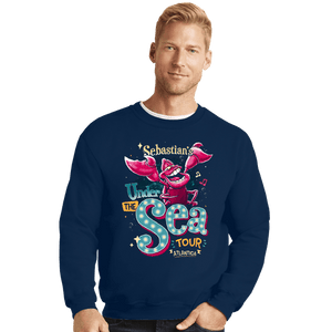 Daily_Deal_Shirts Crewneck Sweater, Unisex / Small / Navy Under The Sea Tour