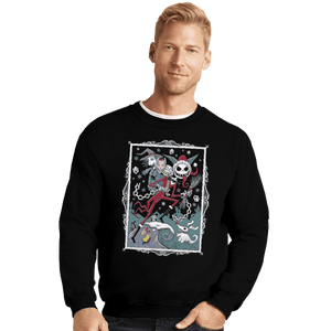 Shirts Crewneck Sweater, Unisex / Small / Black Jack Vom Krampus