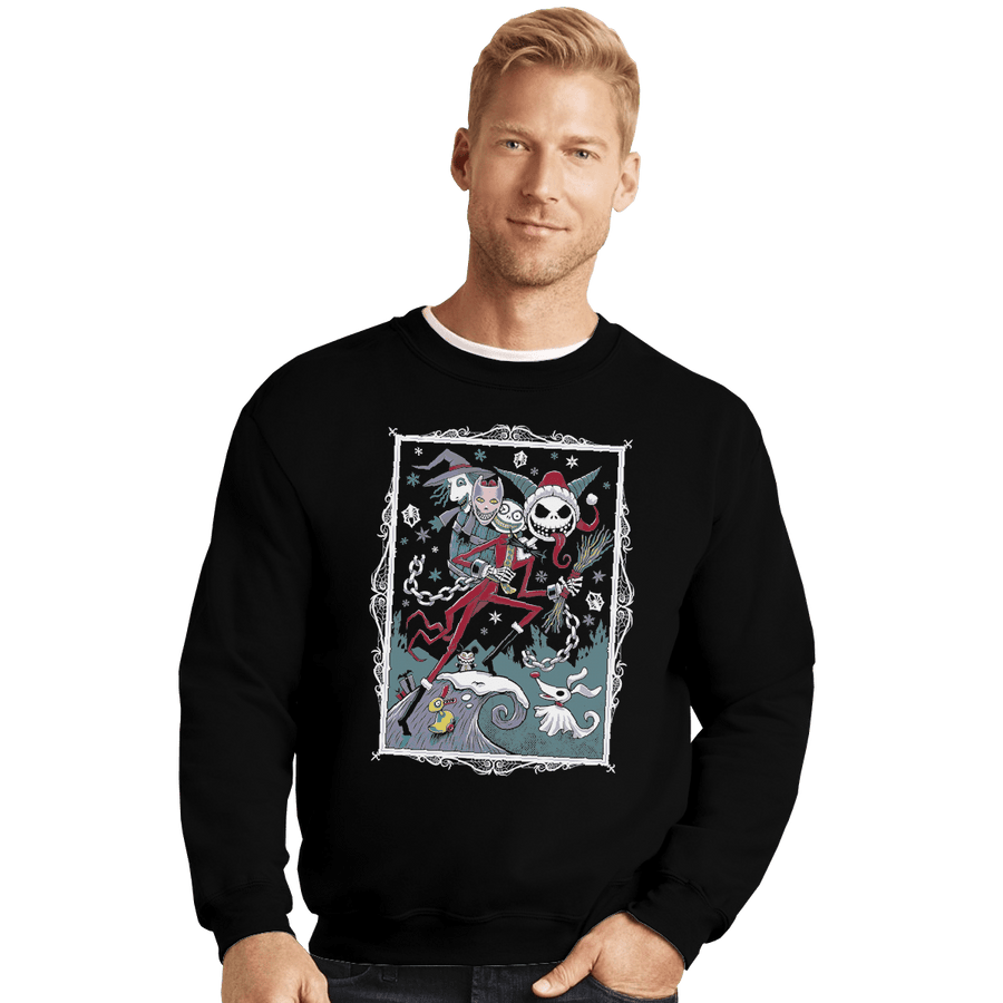 Shirts Crewneck Sweater, Unisex / Small / Black Jack Vom Krampus