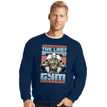 Load image into Gallery viewer, Daily_Deal_Shirts Crewneck Sweater, Unisex / Small / Navy The Last Barbender Gym
