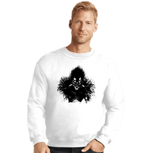 Load image into Gallery viewer, Shirts Crewneck Sweater, Unisex / Small / White Bored Shinigami
