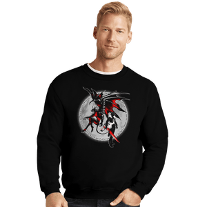 Shirts Crewneck Sweater, Unisex / Small / Black Gravija