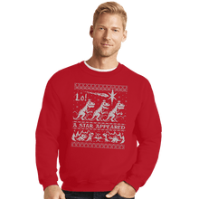 Load image into Gallery viewer, Secret_Shirts Crewneck Sweater, Unisex / Small / Red We Three Kings

