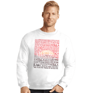 Secret_Shirts Crewneck Sweater, Unisex / Small / White Africa Secret Sale