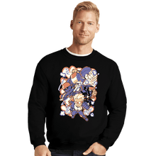 Load image into Gallery viewer, Daily_Deal_Shirts Crewneck Sweater, Unisex / Small / Black Capsule Computer Heroes
