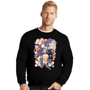 Daily_Deal_Shirts Crewneck Sweater, Unisex / Small / Black Capsule Computer Heroes