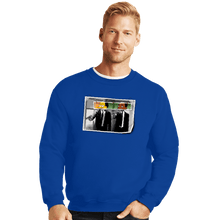 Load image into Gallery viewer, Daily_Deal_Shirts Crewneck Sweater, Unisex / Small / Royal Blue Nuclear Fiction
