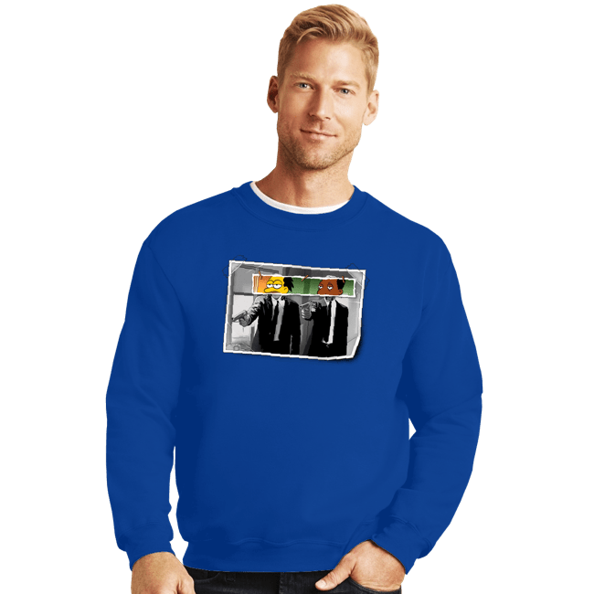 Daily_Deal_Shirts Crewneck Sweater, Unisex / Small / Royal Blue Nuclear Fiction