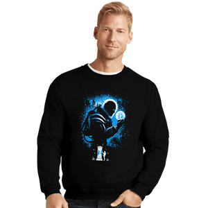 Secret_Shirts Crewneck Sweater, Unisex / Small / Black Heart Of Ice Medley