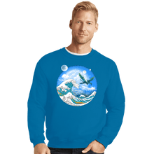 Load image into Gallery viewer, Secret_Shirts Crewneck Sweater, Unisex / Small / Sapphire Wave Off Pandora
