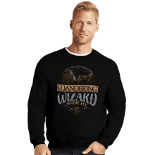 Load image into Gallery viewer, Shirts Crewneck Sweater, Unisex / Small / Black Wandering Wizard Wheat Ale
