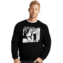 Load image into Gallery viewer, Shirts Crewneck Sweater, Unisex / Small / Black Rebel Scum LP
