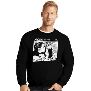 Shirts Crewneck Sweater, Unisex / Small / Black Rebel Scum LP