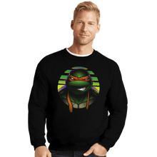 Load image into Gallery viewer, Daily_Deal_Shirts Crewneck Sweater, Unisex / Small / Black Mutant Orange
