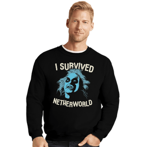 Shirts Crewneck Sweater, Unisex / Small / Black Netherworld Survivor