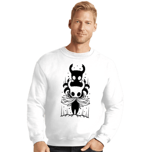 Shirts Crewneck Sweater, Unisex / Small / White The Knight The Shade