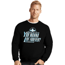 Load image into Gallery viewer, Daily_Deal_Shirts Crewneck Sweater, Unisex / Small / Black Come On You Apes
