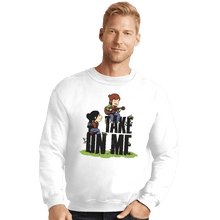 Load image into Gallery viewer, Shirts Crewneck Sweater, Unisex / Small / White Ellie Sings To Dina
