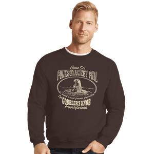 Shirts Crewneck Sweater, Unisex / Small / Dark Chocolate Gobbler's Knob