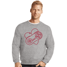 Load image into Gallery viewer, Shirts Crewneck Sweater, Unisex / Small / Sports Grey Retrogaming Lover
