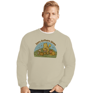 Daily_Deal_Shirts Crewneck Sweater, Unisex / Small / Sand Zero Bothers