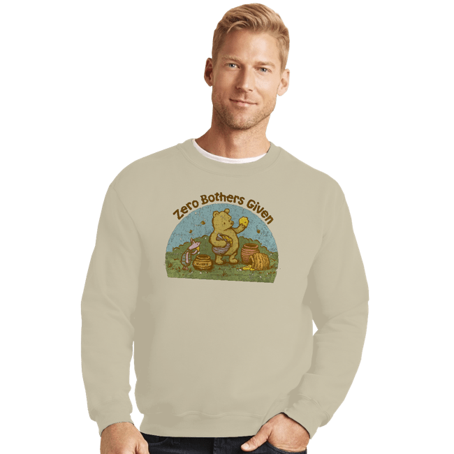 Daily_Deal_Shirts Crewneck Sweater, Unisex / Small / Sand Zero Bothers
