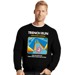 Shirts Crewneck Sweater, Unisex / Small / Black Trench Run