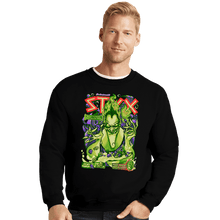 Load image into Gallery viewer, Shirts Crewneck Sweater, Unisex / Small / Black Hades Cereal
