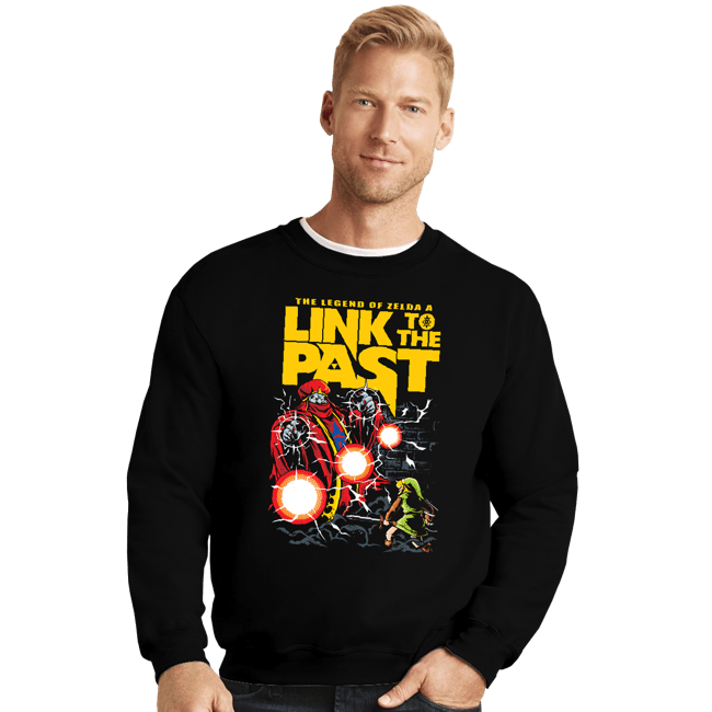 Shirts Crewneck Sweater, Unisex / Small / Black Link In Park