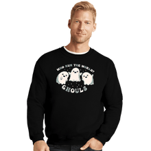 Load image into Gallery viewer, Secret_Shirts Crewneck Sweater, Unisex / Small / Black Ghouls
