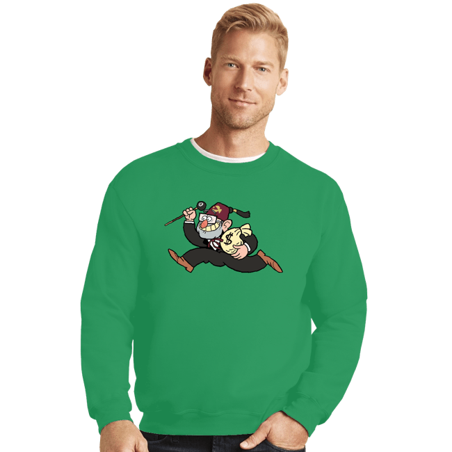 Secret_Shirts Crewneck Sweater, Unisex / Small / Irish Green Grunklepoly
