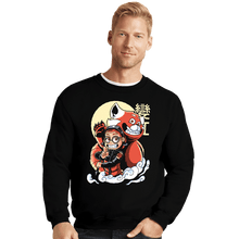 Load image into Gallery viewer, Daily_Deal_Shirts Crewneck Sweater, Unisex / Small / Black Ninja Panda
