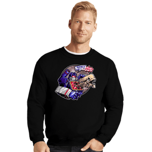 Daily_Deal_Shirts Crewneck Sweater, Unisex / Small / Black Xenowave
