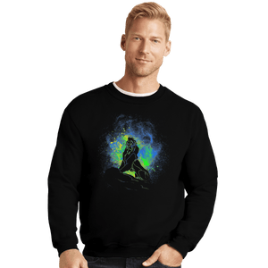 Shirts Crewneck Sweater, Unisex / Small / Black Scar Art