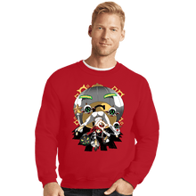 Load image into Gallery viewer, Daily_Deal_Shirts Crewneck Sweater, Unisex / Small / Red The Pose

