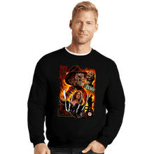Load image into Gallery viewer, Secret_Shirts Crewneck Sweater, Unisex / Small / Black Never Sleep Again
